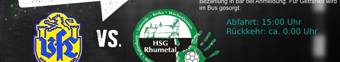 HSG Rhumetal_SpielankündigungWittin